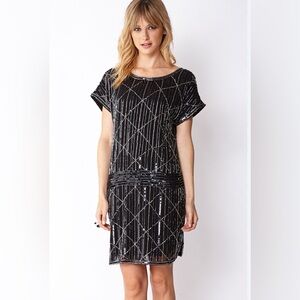 Forever 21 Black Dress with Silver Detailing